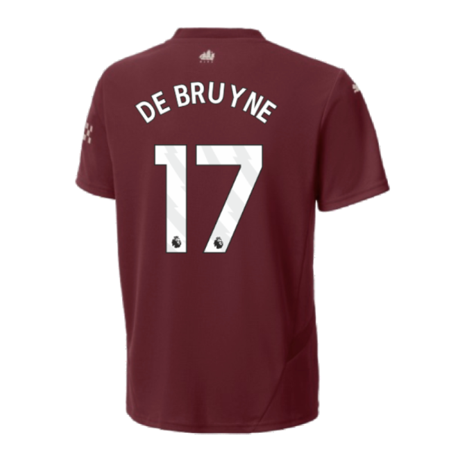 2024-2025 Man City Third Shirt (Kids) (De Bruyne 17)-Football Shirts Shop
