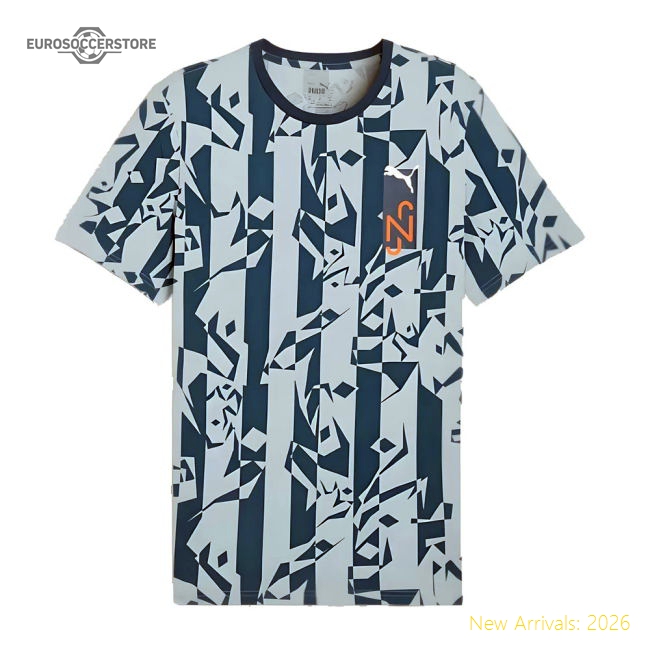 Neymar JR Logo Tee (Ocean Tropic)-Football Shirts Shop