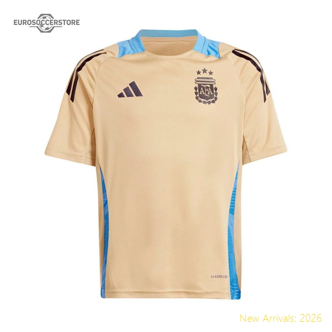 2024-2025 Argentina Training Jersey (Hazy Beige)-Football Shirts Shop
