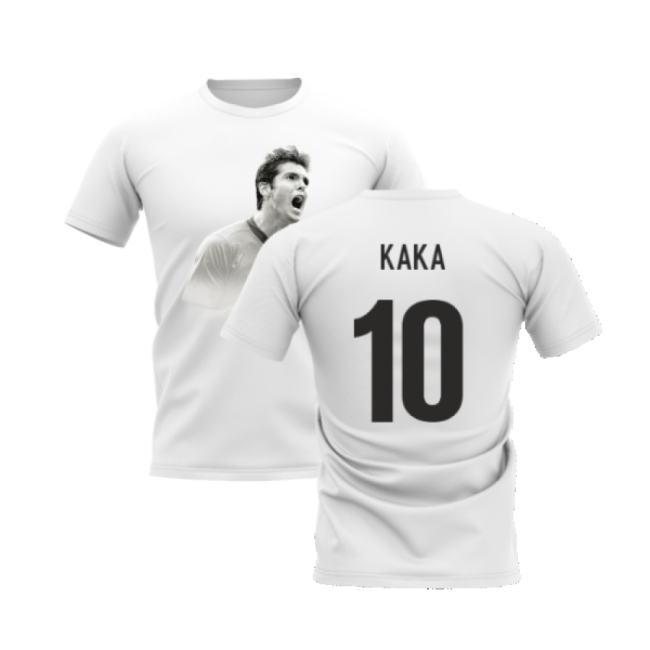 Kaka Legend T-Shirt (White) (Kaka 10)-Football Shirts Shop