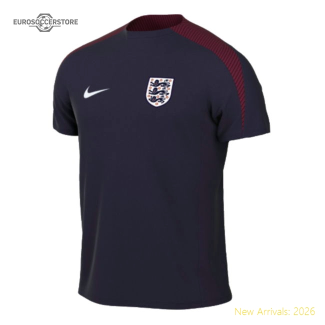 2024-2025 England Strike Training Shirt (Purple Ink)-Football Shirts Shop