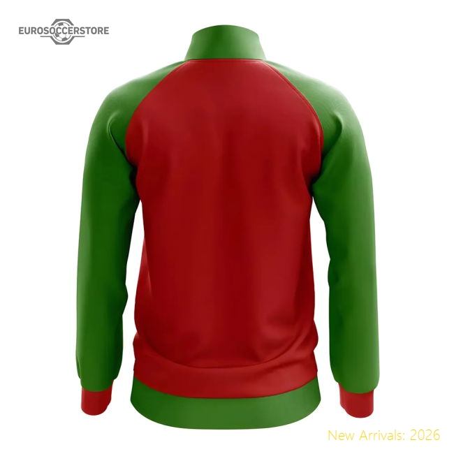 Transnistria Concept Football Track Jacket (Red)-Football Shirts Shop