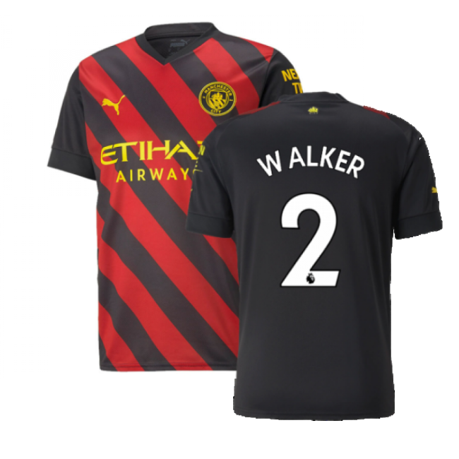 2022-2023 Man City Away Shirt (WALKER 2)-Football Shirts Shop