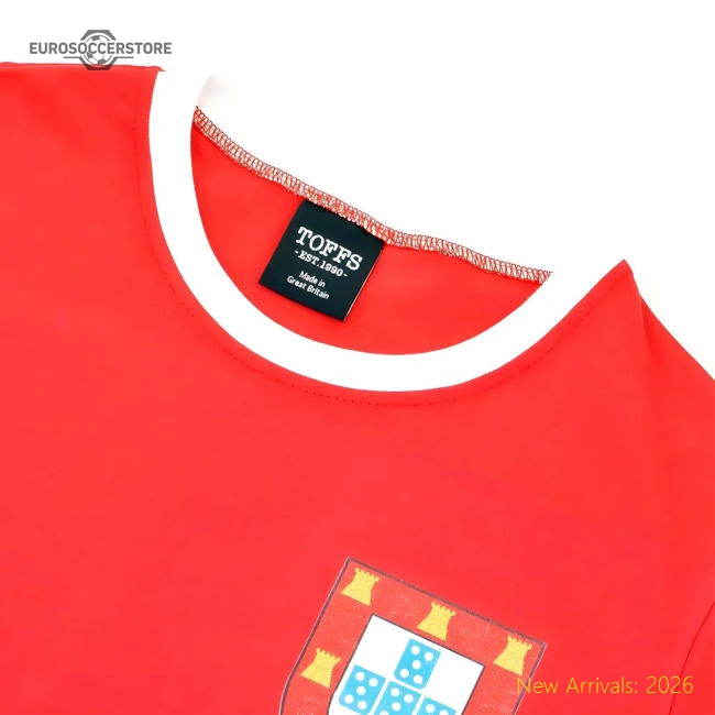 Portugal 12th ManT-Shirt - Red/White Ringer-Football Shirts Shop