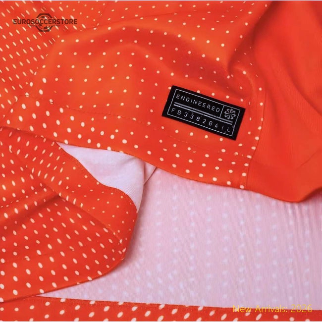 2025-2026 Netherlands Womens Team Shirt (Kids)-Football Shirts Shop