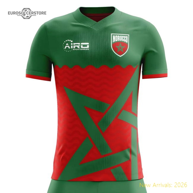 2025-2026 Morocco Home Concept Football Shirt - Womens-Football Shirts Shop