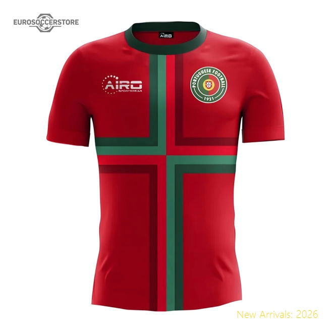 2025-2026 Portugal Airo Concept Home Shirt (Your Name) -Kids-Football Shirts Shop
