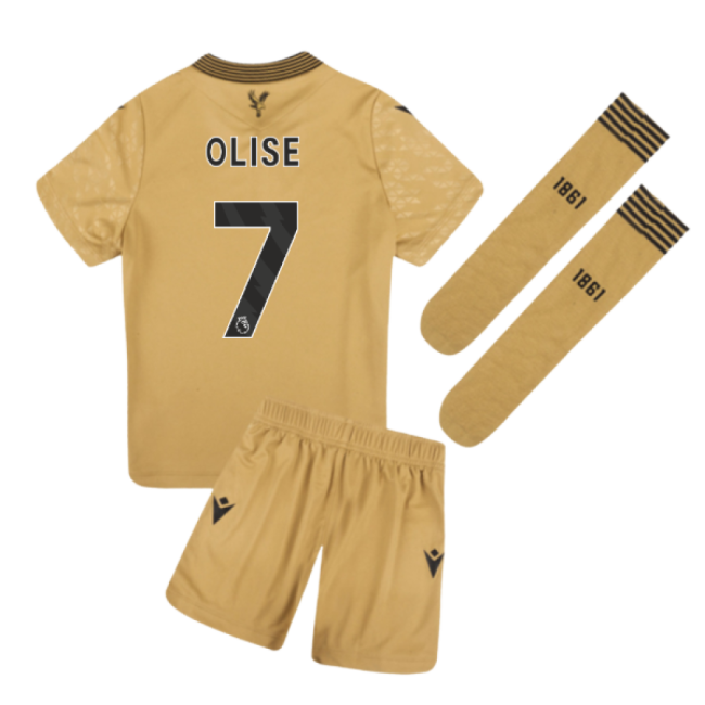 2025-2026 Crystal Palace Third Little Kids Infant Kit (Olise 7)-Football Shirts Shop
