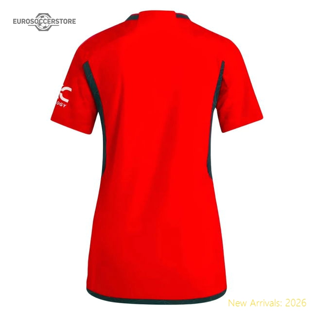 2023-2024 Man Utd Authentic Home Shirt (Ladies)-Football Shirts Shop