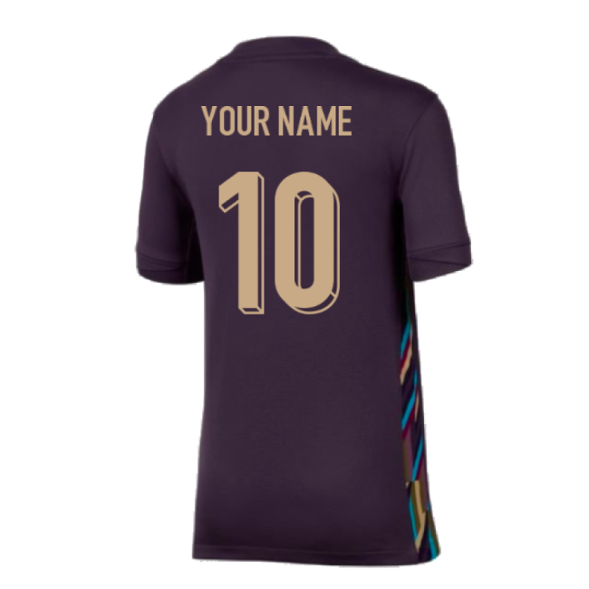 2024-2025 England Away Shirt (Kids) (Your Name)-Football Shirts Shop