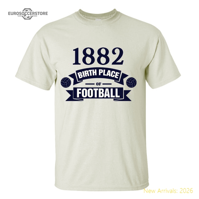 Tottenham Birth Of Football T-shirt (white)-Football Shirts Shop