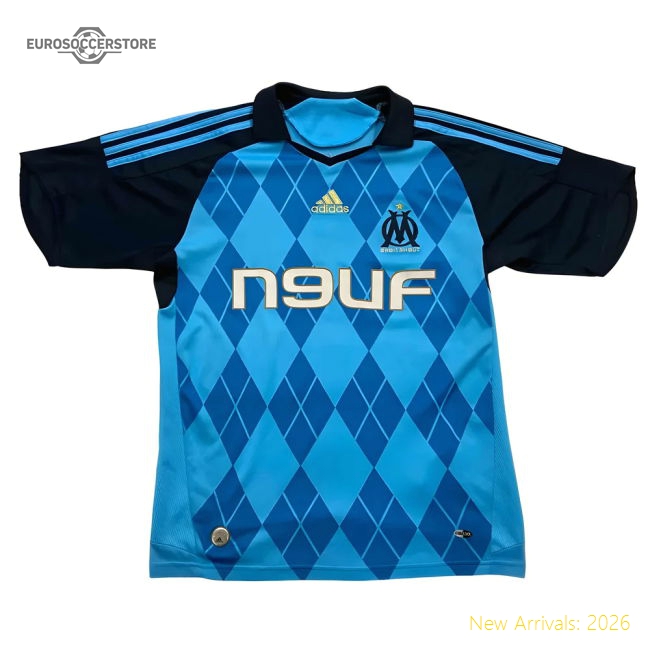 Marseille 2008-09 Away Shirt (XL) (Very Good)-Football Shirts Shop