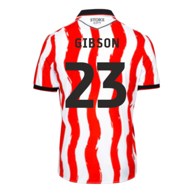 2025-2026 Stoke City Home Shirt (Gibson 23)-Football Shirts Shop