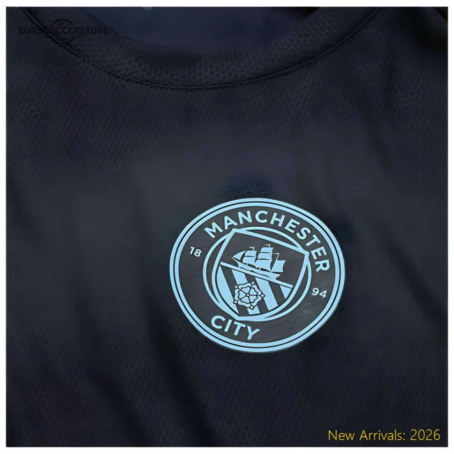 2024-2025 Man City Training Shirt (Inky Blue) - Kids-Football Shirts Shop