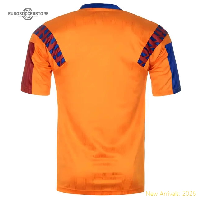 Score Draw Barcelona 1992 Away Shirt (Laudrup 9)-Football Shirts Shop