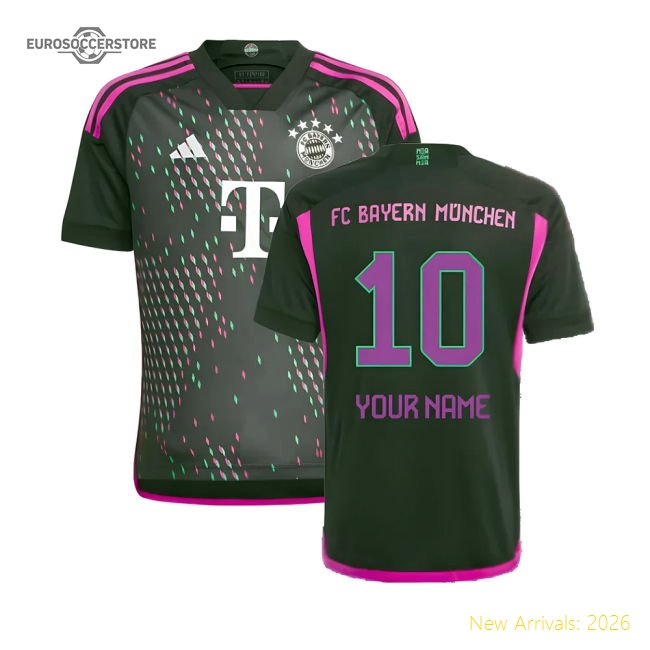 2023-2024 Bayern Munich Away Shirt (Kids) (Your Name)-Football Shirts Shop