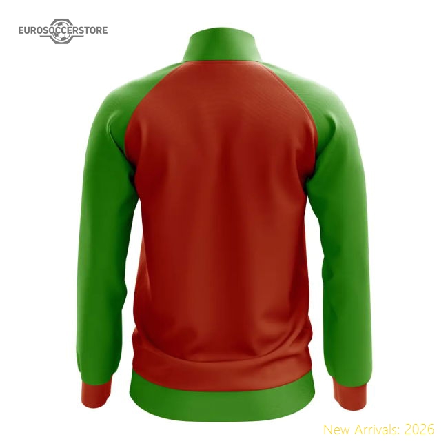 Niger Concept Football Track Jacket (Red)-Football Shirts Shop