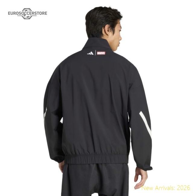 2026-2027 Real Madrid Anthem Jacket (Black)-Football Shirts Shop