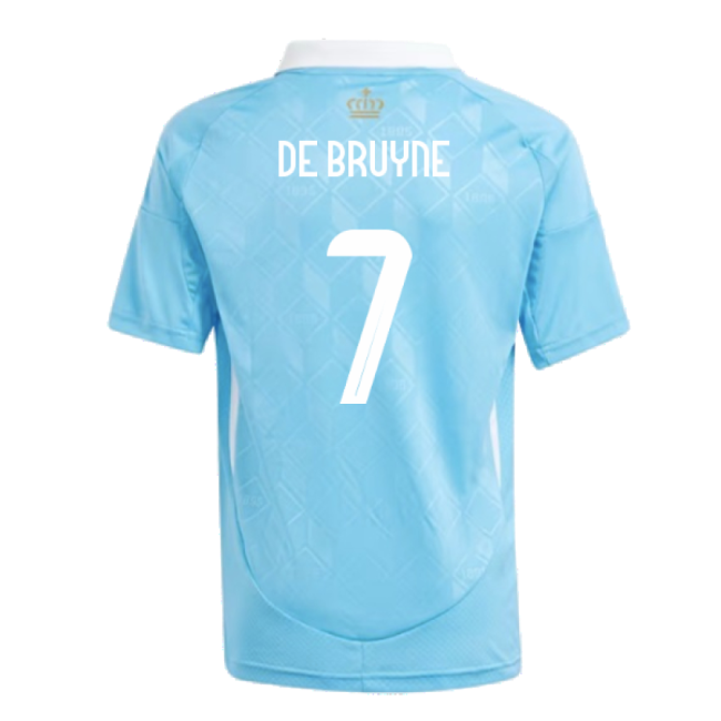 2024-2025 Belgium Away Shirt (Kids) (De Bruyne 7)-Football Shirts Shop