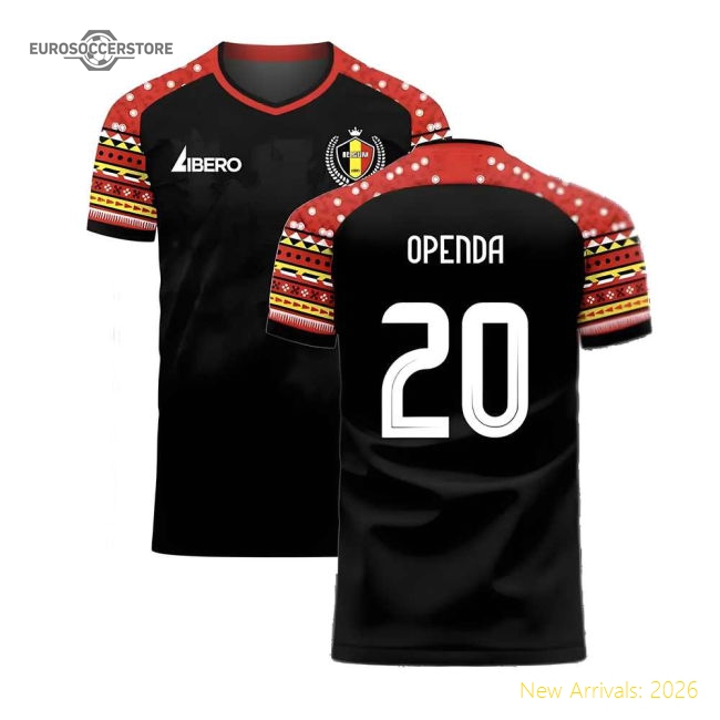 Belgium 2024-2025 Away Concept Football Kit (Libero) (7-8y) (BNWT) (Openda 20)-Football Shirts Shop