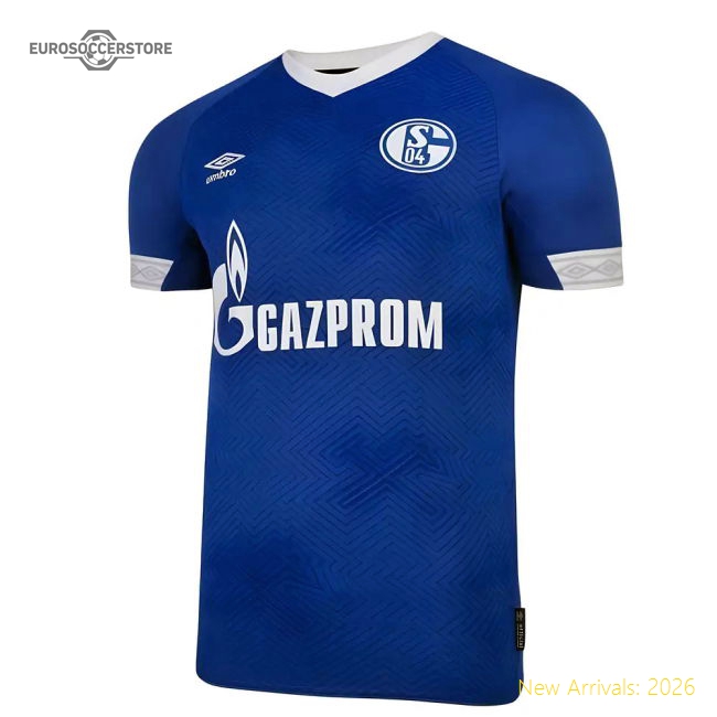 Schalke 2018-19 Home Shirt ((Mint) XXL)-Football Shirts Shop