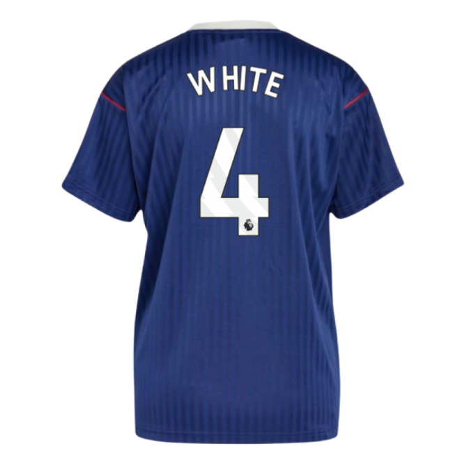 Arsenal Terrace Icons Shirt (Navy) (White 4)-Football Shirts Shop