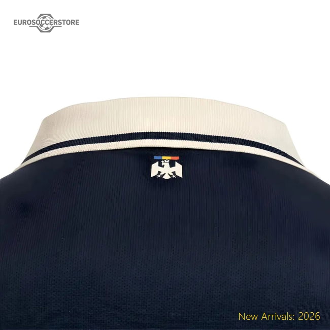 2025-2026 Romania Presentation Polo Shirt (Navy)-Football Shirts Shop