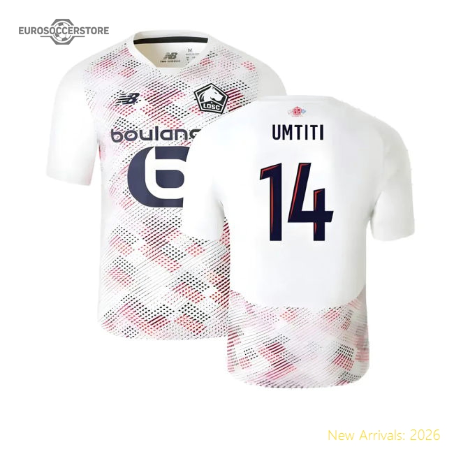 2024-2025 Lille Away Shirt (Umtiti 14)-Football Shirts Shop