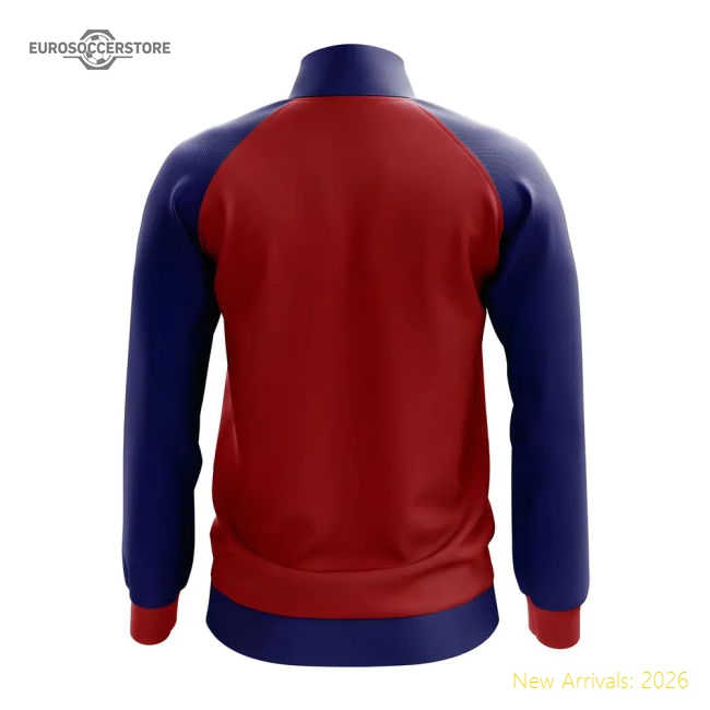Romania Concept Football Track Jacket (Red)-Football Shirts Shop