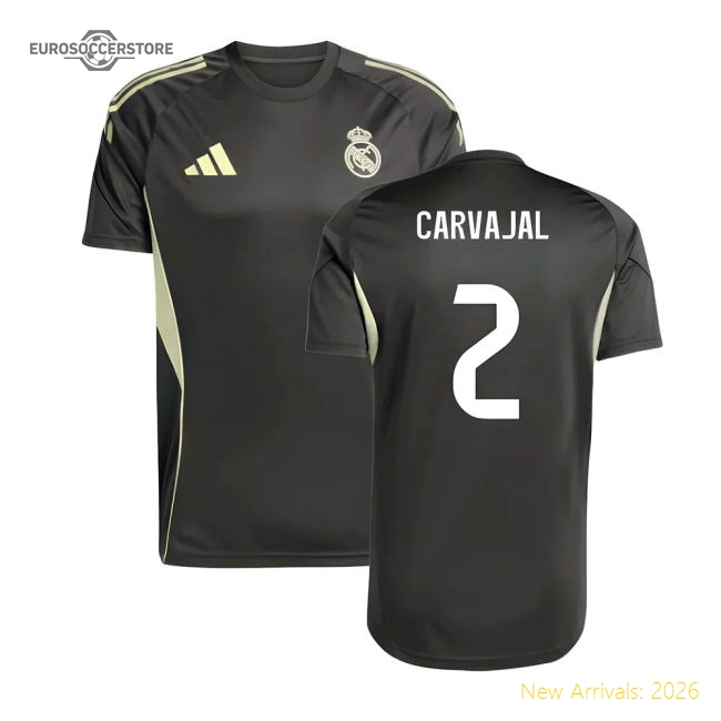 2025-2026 Real Madrid Training Jersey (Utility Grey) (Carvajal 2)-Football Shirts Shop