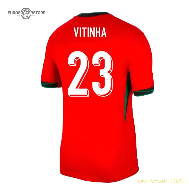 2024-2025 Portugal Home Shirt (Vitinha 23)-Football Shirts Shop