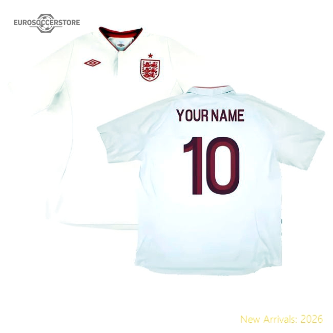 England 2012-13 Home Shirt (Good) (Your Name)-Football Shirts Shop