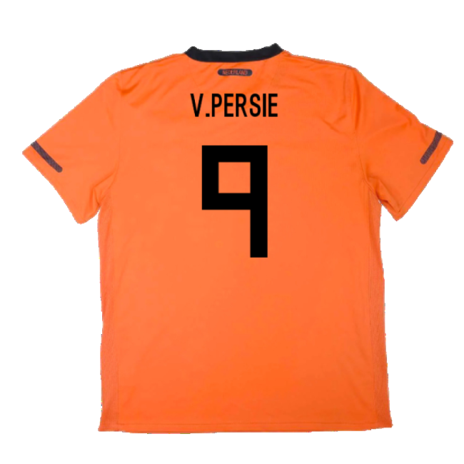 Holland 2010-11 Home Shirt ((Excellent) S) (V.Persie 9)-Football Shirts Shop