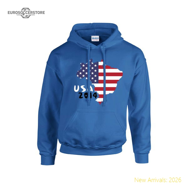 Usa 2014 Country Flag Hoody (blue)-Football Shirts Shop