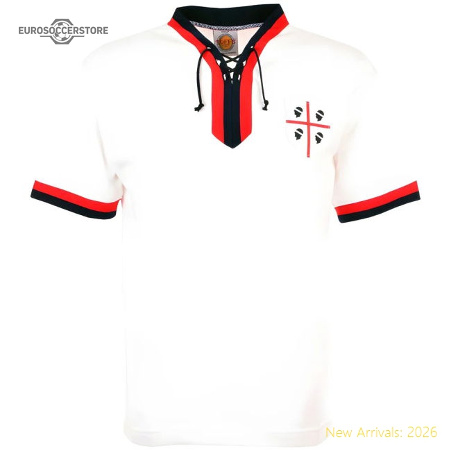 Cagliari 1970s Retro Football Shirt-Football Shirts Shop