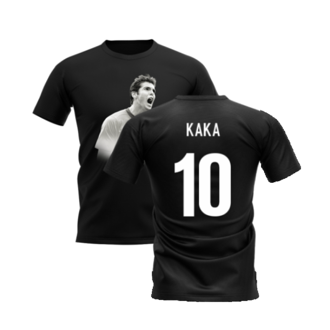 Kaka Legend T-Shirt (Black) (Kaka 10)-Football Shirts Shop