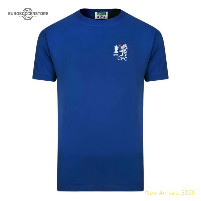 Chelsea 1970 FA Cup Winners Retro Football Shirt-Football Shirts Shop