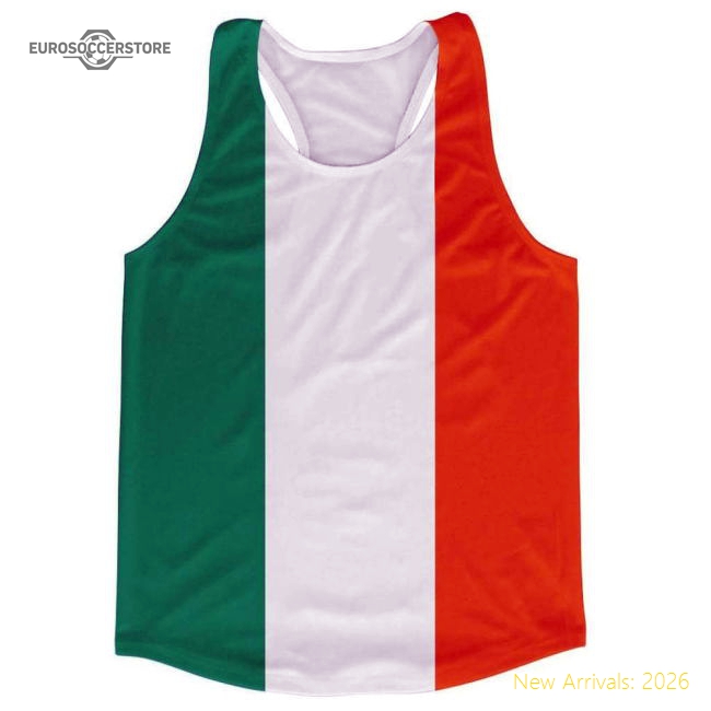 Ireland Flag Running Vest-Football Shirts Shop