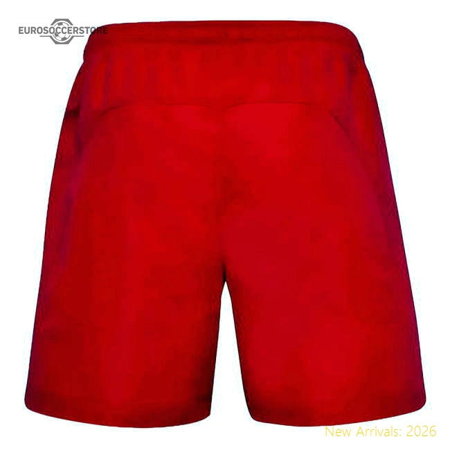2024-2025 Denmark Swim Shorts (Red)-Football Shirts Shop