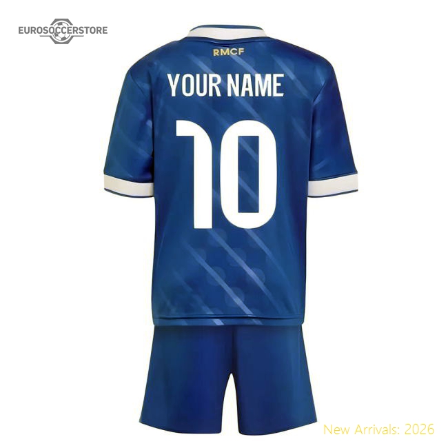 2025-2026 Real Madrid Third Youth Kit (Your Name)-Football Shirts Shop