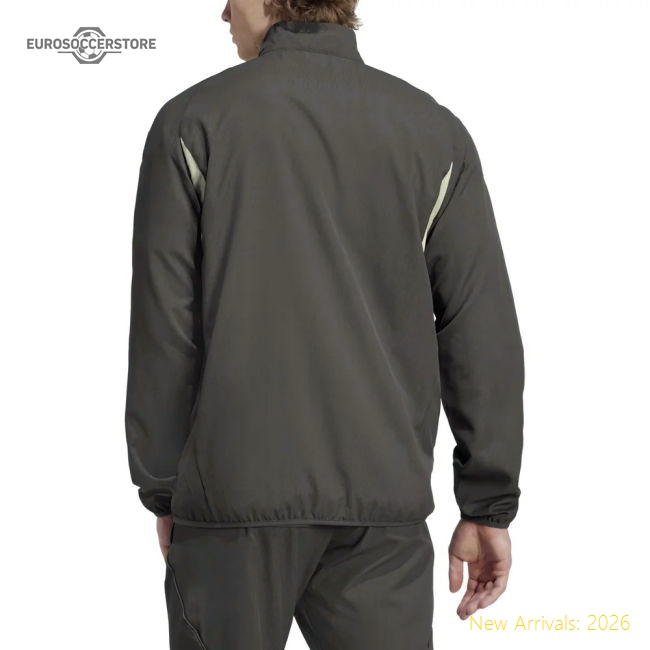 2025-2026 Real Madrid Presentation Jacket (Grey)-Football Shirts Shop