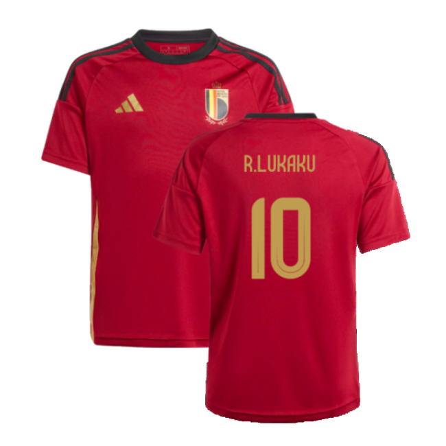 2024-2025 Belgium Home Fan Shirt (Kids) (R.Lukaku 10)-Football Shirts Shop
