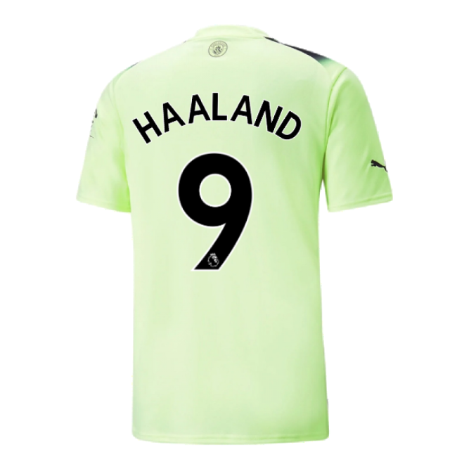 2022-2023 Man City Third Shirt (HAALAND 9)-Football Shirts Shop