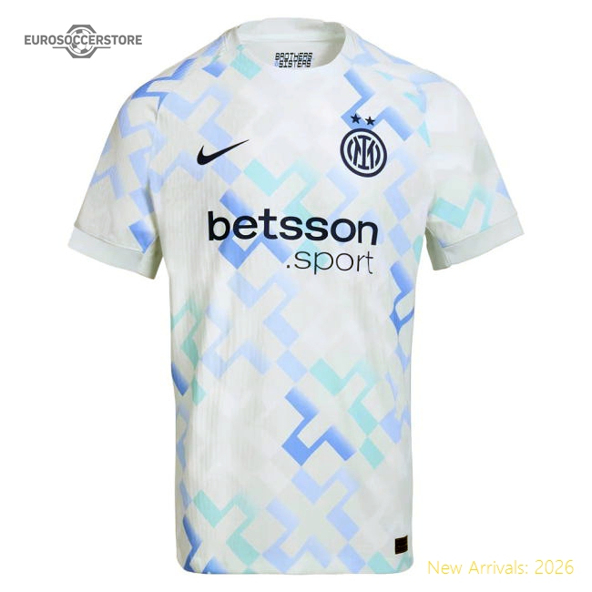 2025-2026 Inter Milan Authentic Away Shirt (Thuram 9)-Football Shirts Shop
