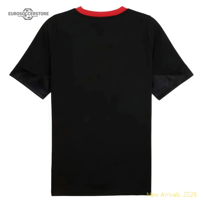 2025-2026 AC Milan Training Jersey (Black)-Football Shirts Shop