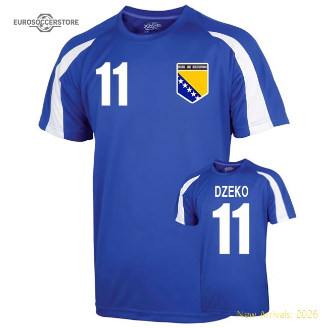 Bosnia Sports Training Jersey (dzeko 11)-Football Shirts Shop