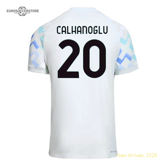2025-2026 Inter Milan Authentic Away Shirt (Calhanoglu 20)-Football Shirts Shop