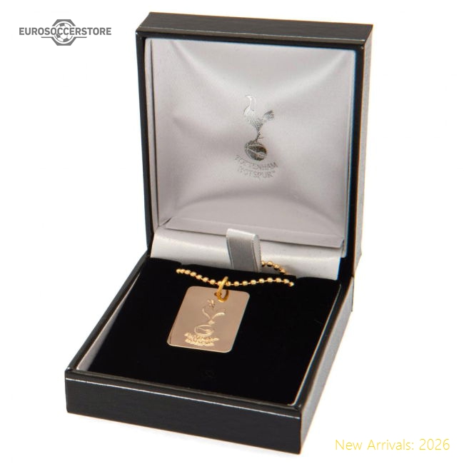 Tottenham Hotspur FC Gold Plated Dog Tag & Chain-Football Shirts Shop