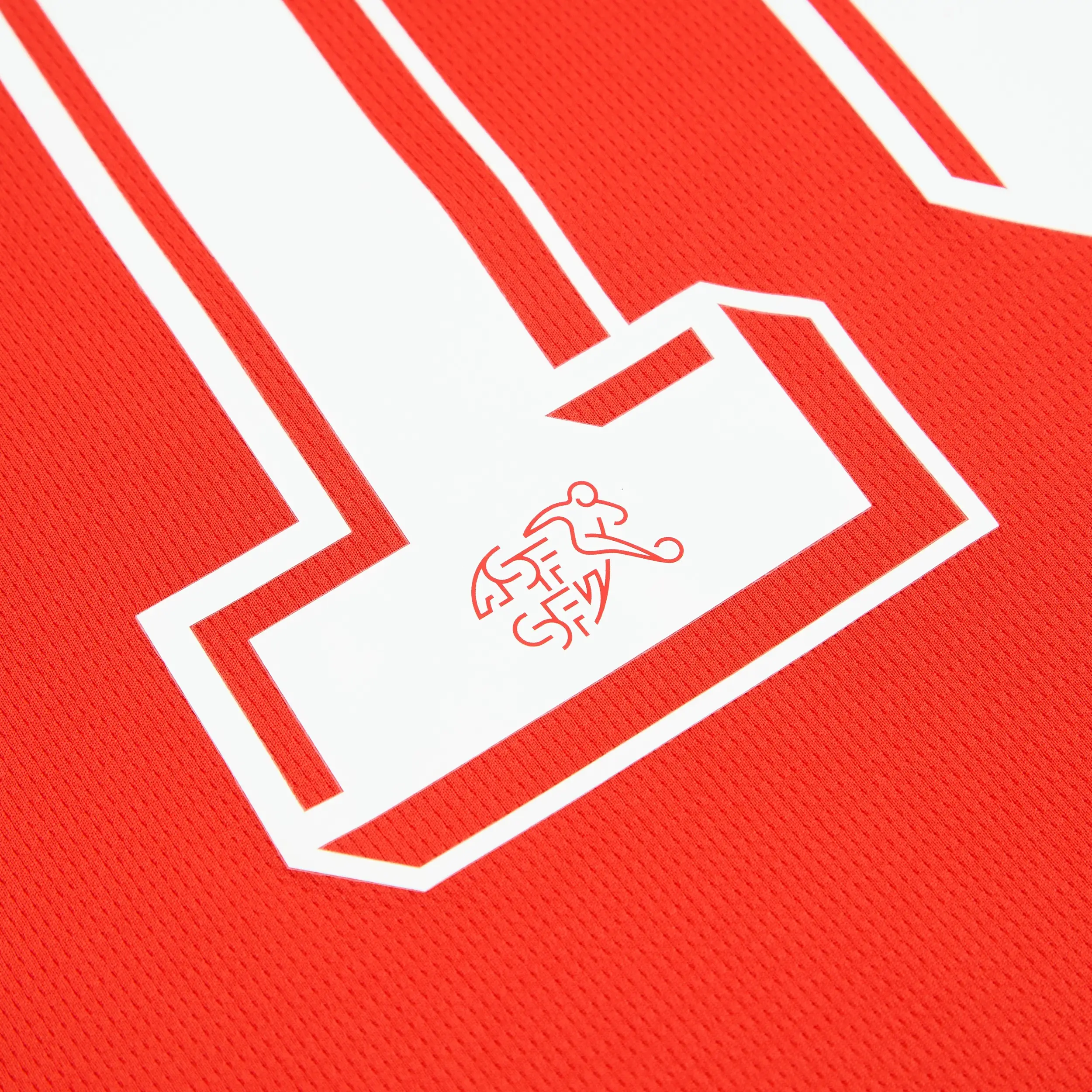 Xhaka Switzerland Home Shirt 2026-27 – Alpine Red Topographical Supporter Jersey #10