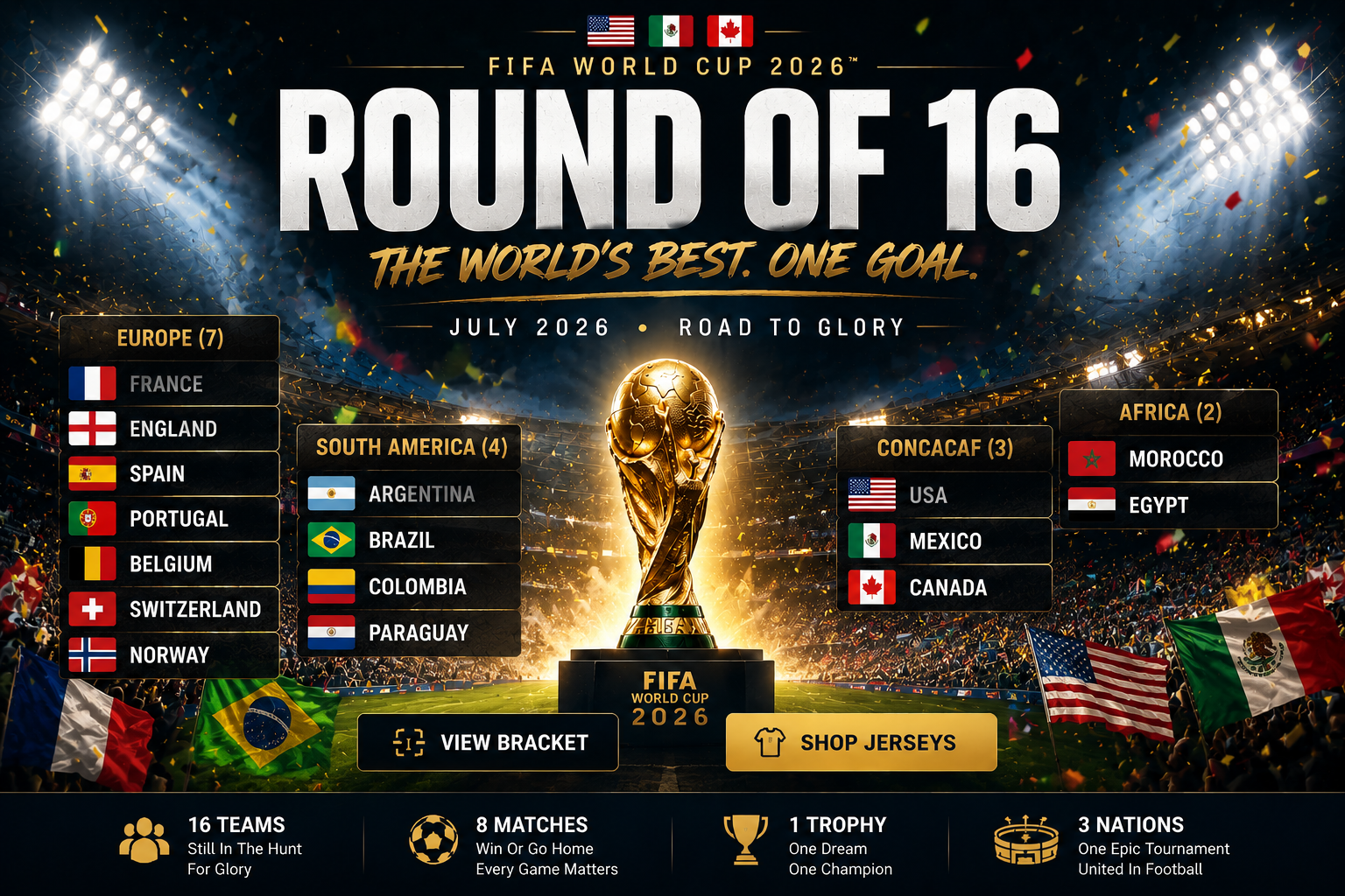 WORLD CUP 2026 Banner